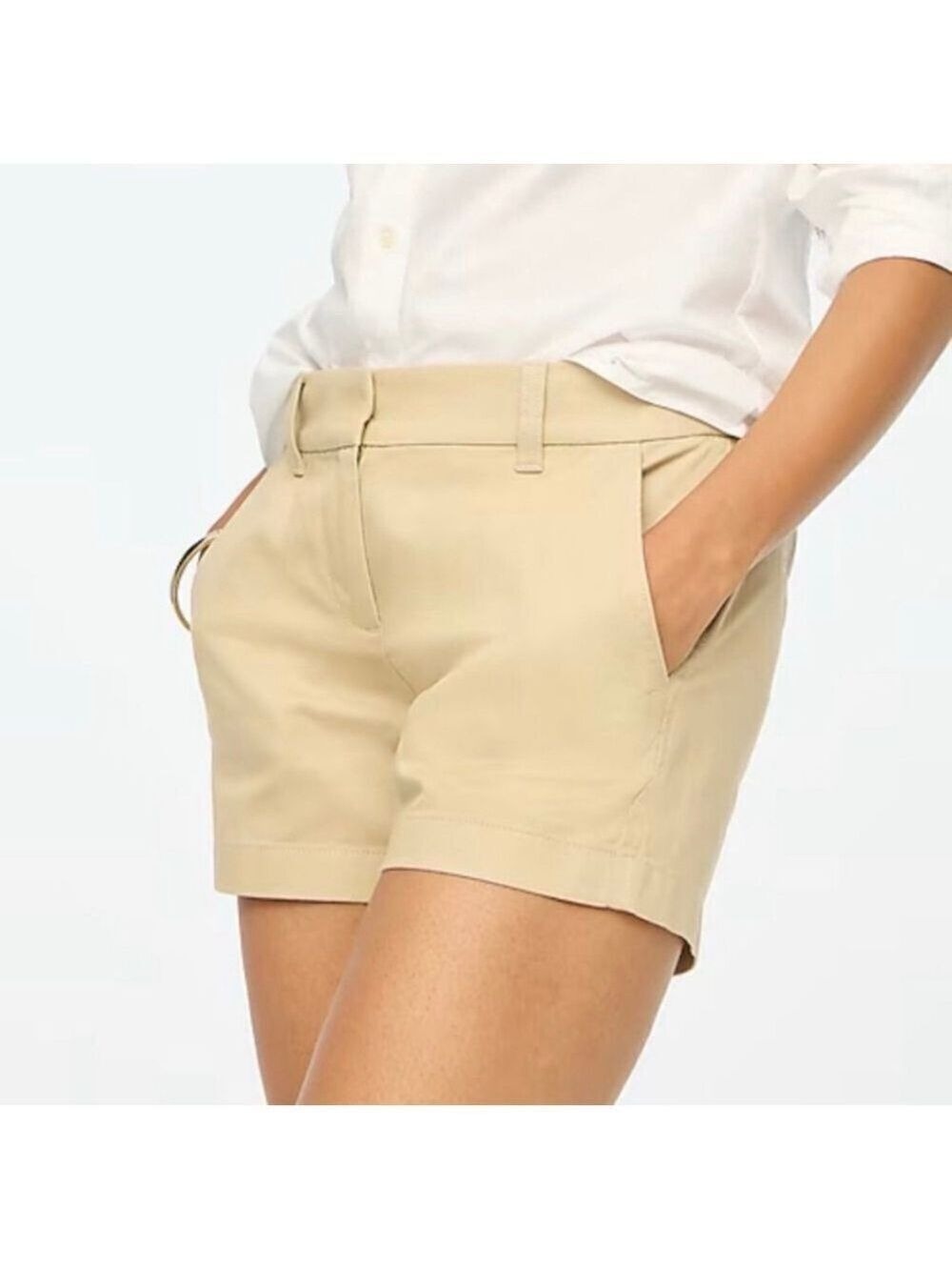 J.Crew Light Khaki 5” Classic Chino Shorts